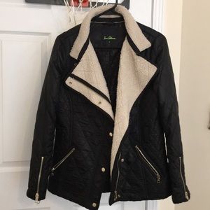 Sam Edelman Rylie quilted Jacket w/ Sherpa Inner